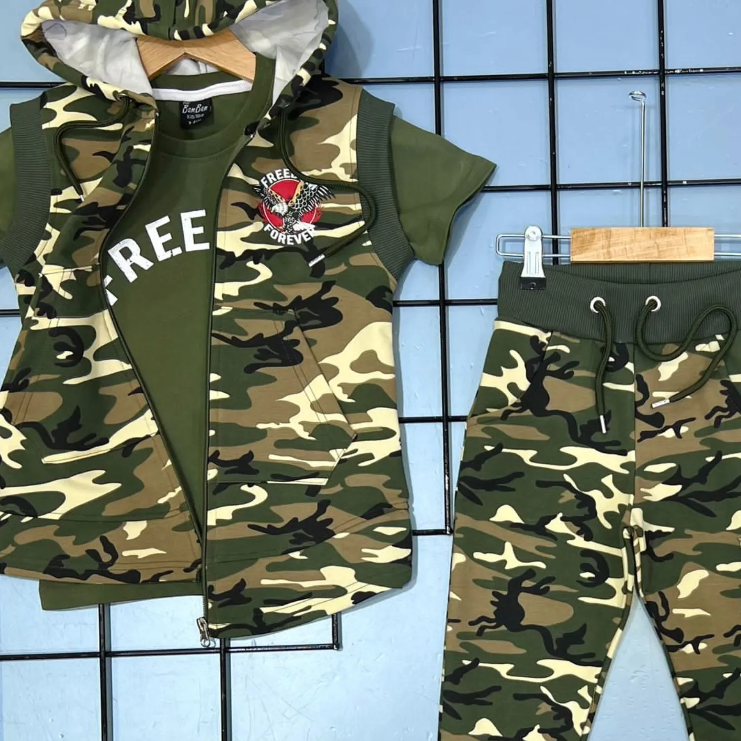 Freedom Army Boys Cotton Set