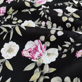 FS740_1 Black Floral