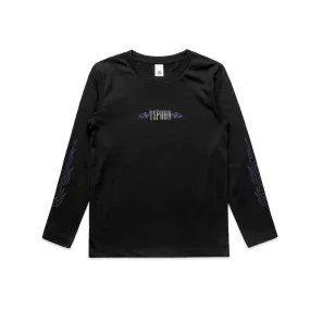 Full Chrome [cotton Longsleeves] Black