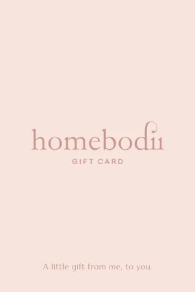 Homebodii Digital Gift Voucher