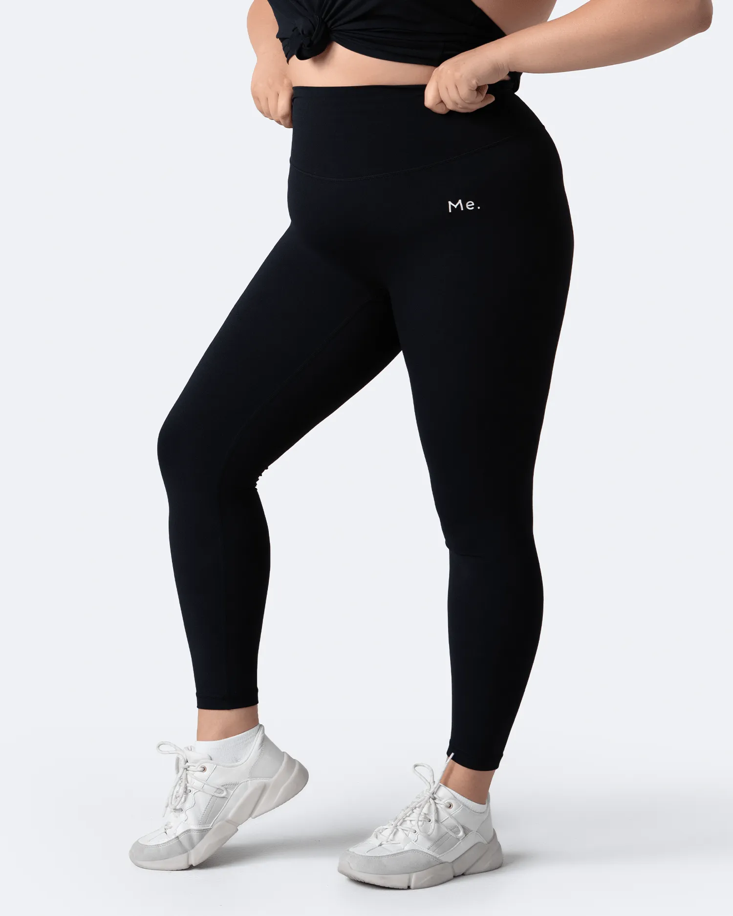 Jet Black ⅞ Leggings