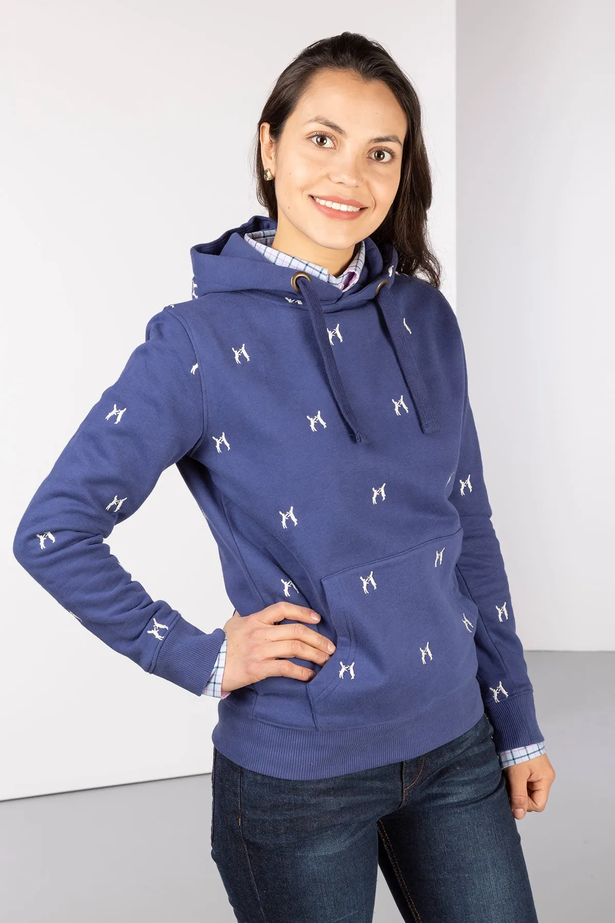 Ladies Embroidered Hoodie - Emily