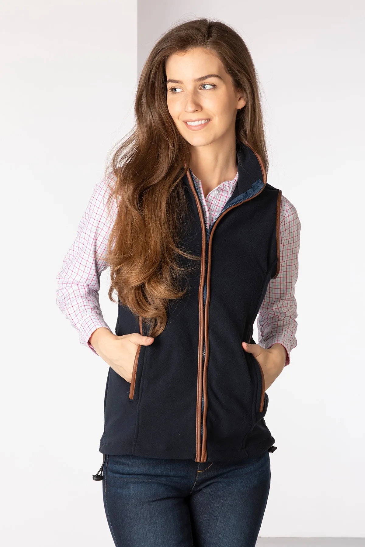 Ladies Fleece Waistcoat - Harpham