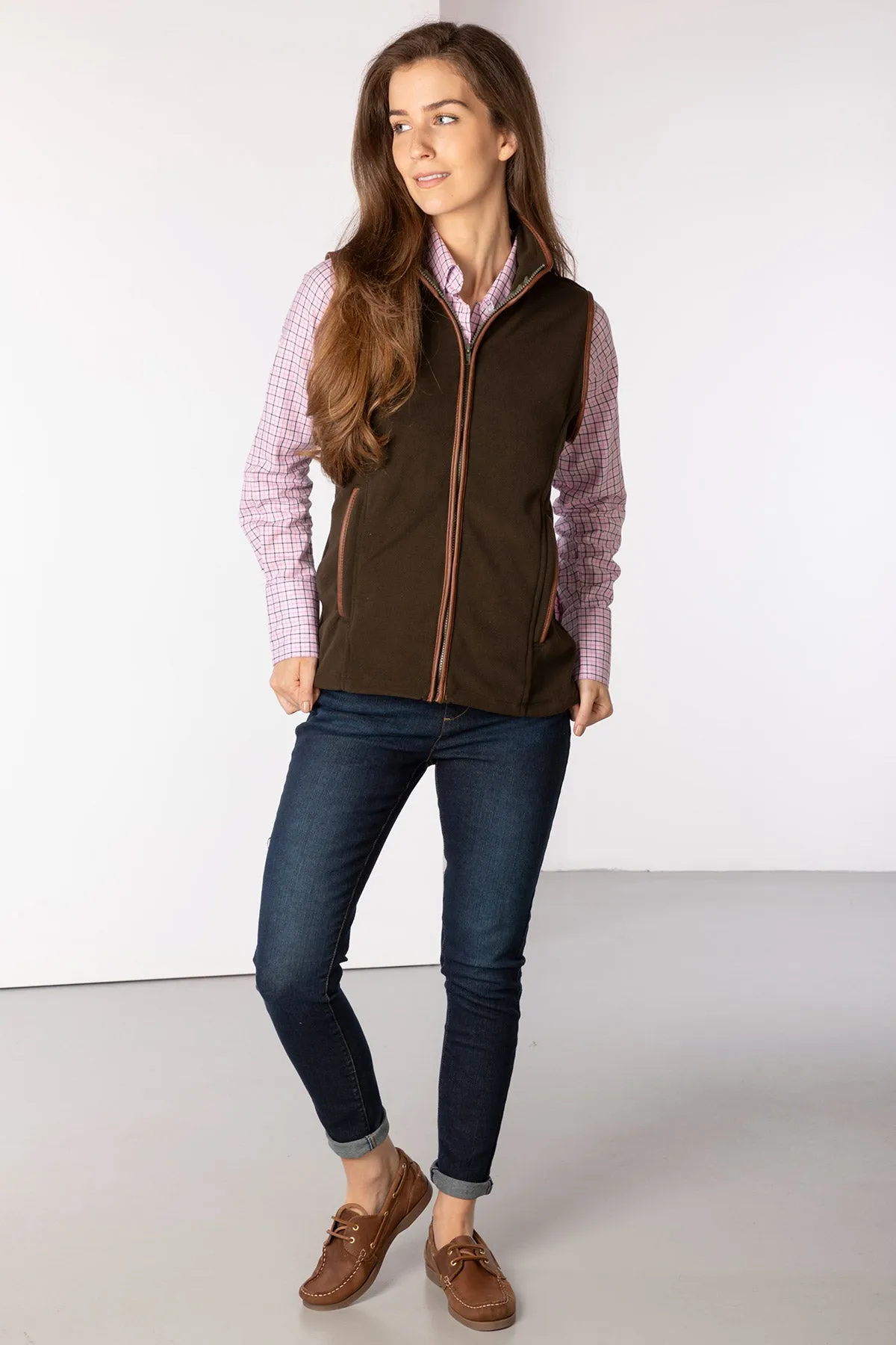 Ladies Fleece Waistcoat - Harpham