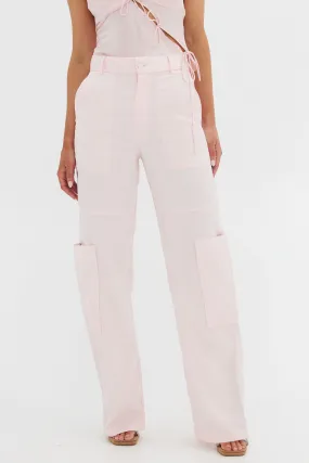 Lara Cargo Pant - Pink