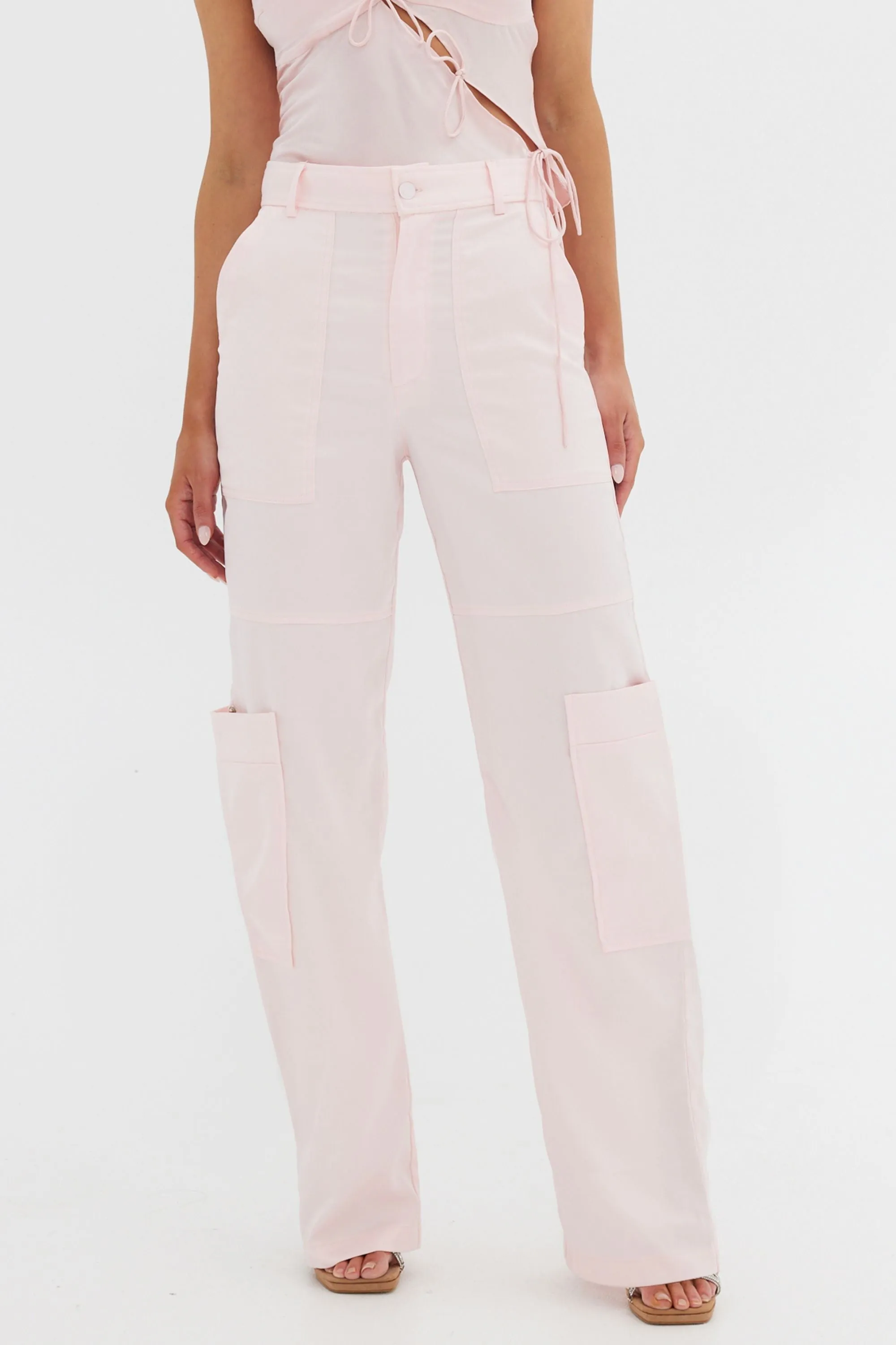 Lara Cargo Pant - Pink