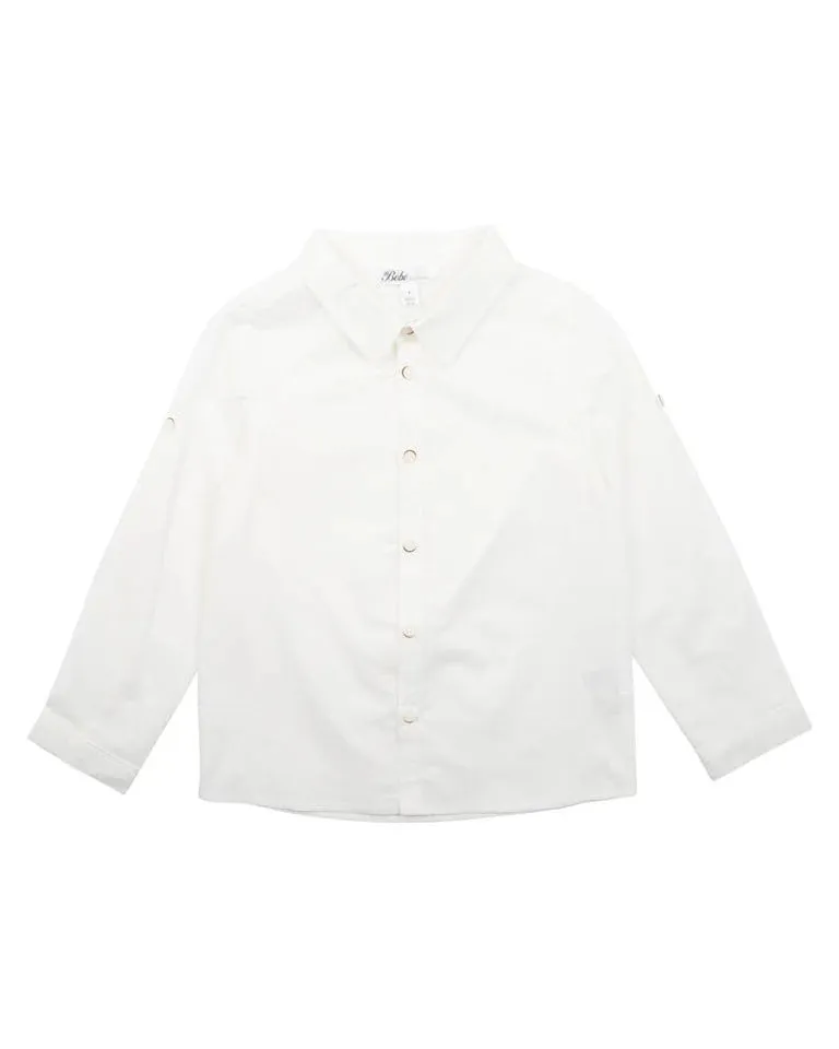 LIAM IVORY SHIRT 2-7 YRS