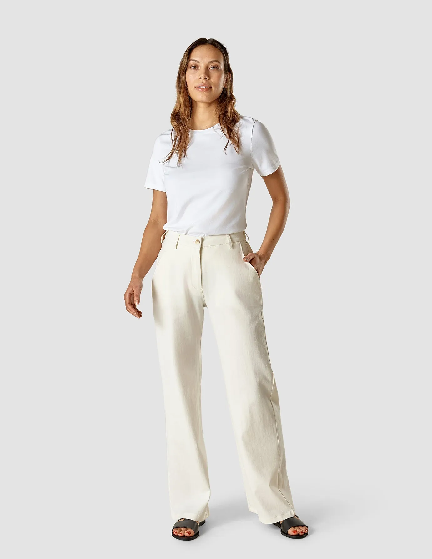 Linen Pants Off White