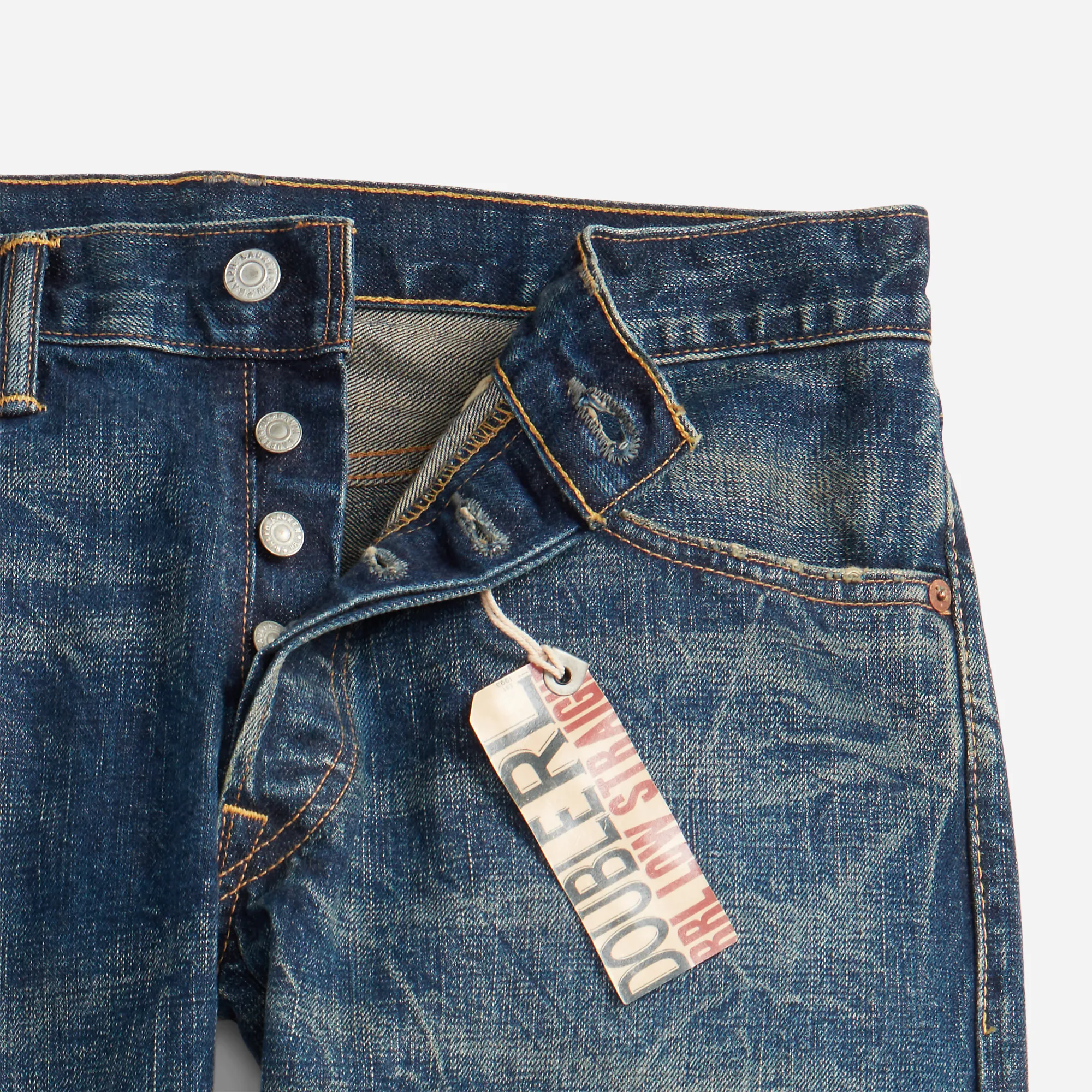 LOW STRAIGHT 5-POCKET DENIM JEAN - ODESSA WASH