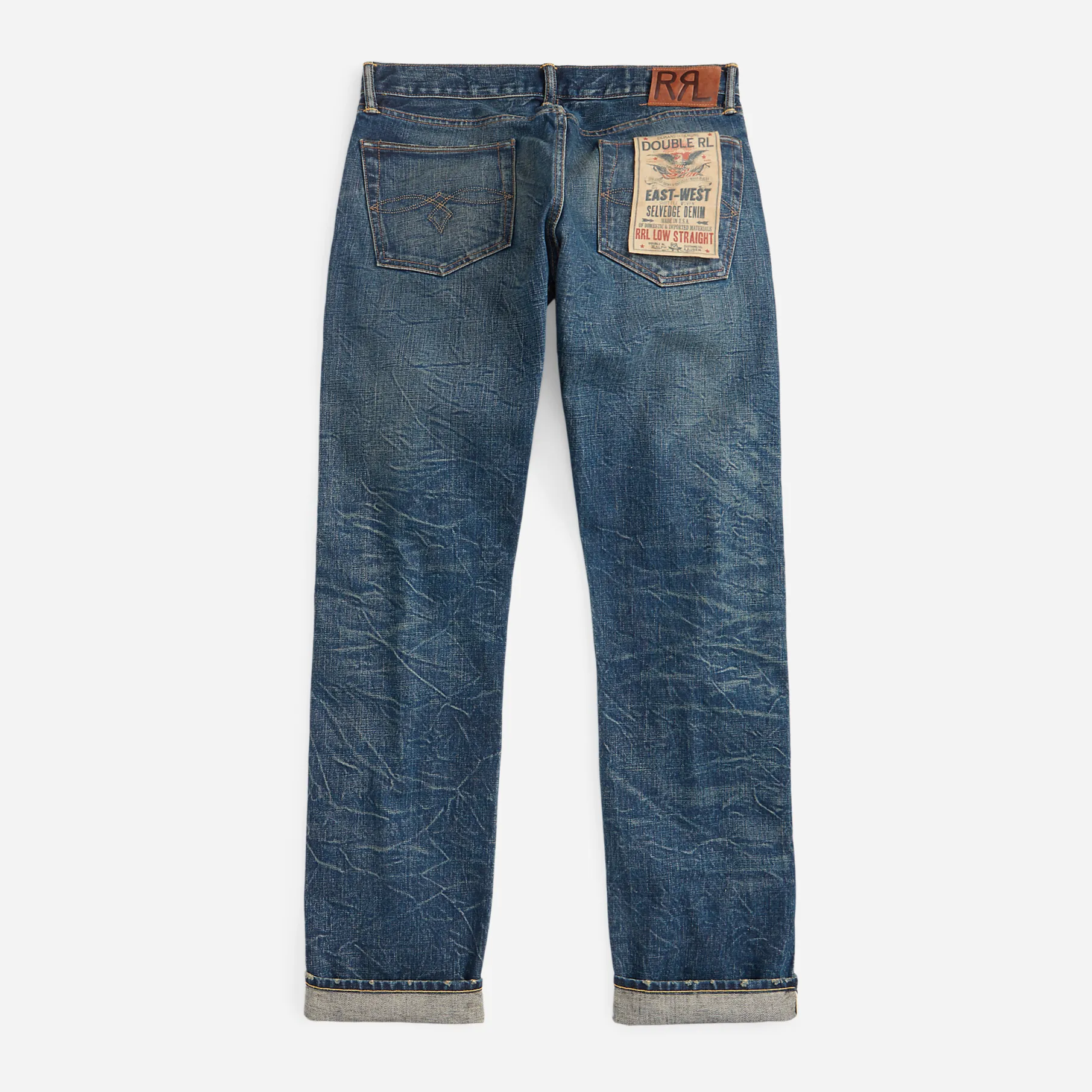 LOW STRAIGHT 5-POCKET DENIM JEAN - ODESSA WASH