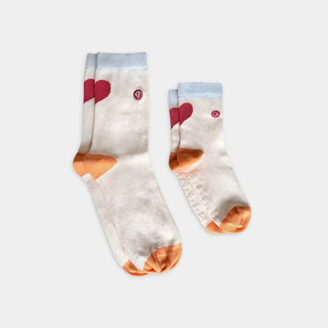 Mixed Patterns Kids Socks (3-pack) - 98% Organic Cotton