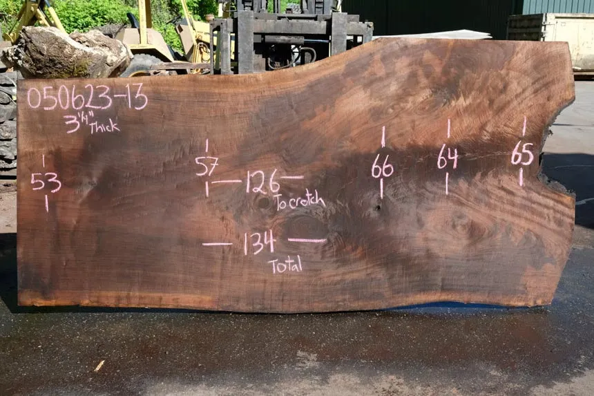 Oregon Black Walnut Slab 050623-13