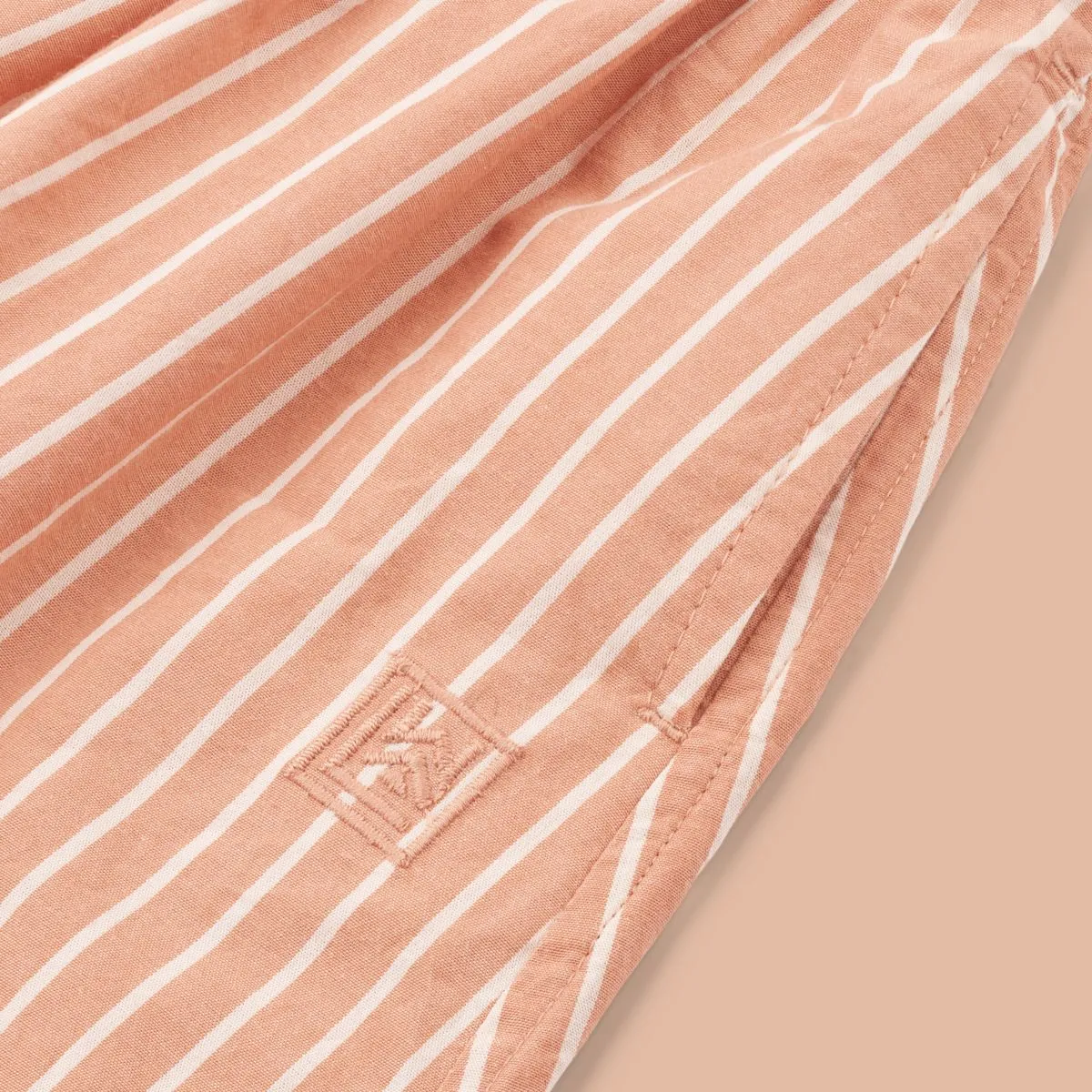 Padua Skirt - Tuscany Rose/Creme Stripe