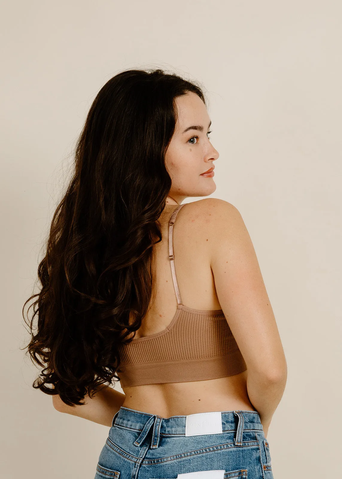 Pasha Padded Bralette - Vintage Mocha