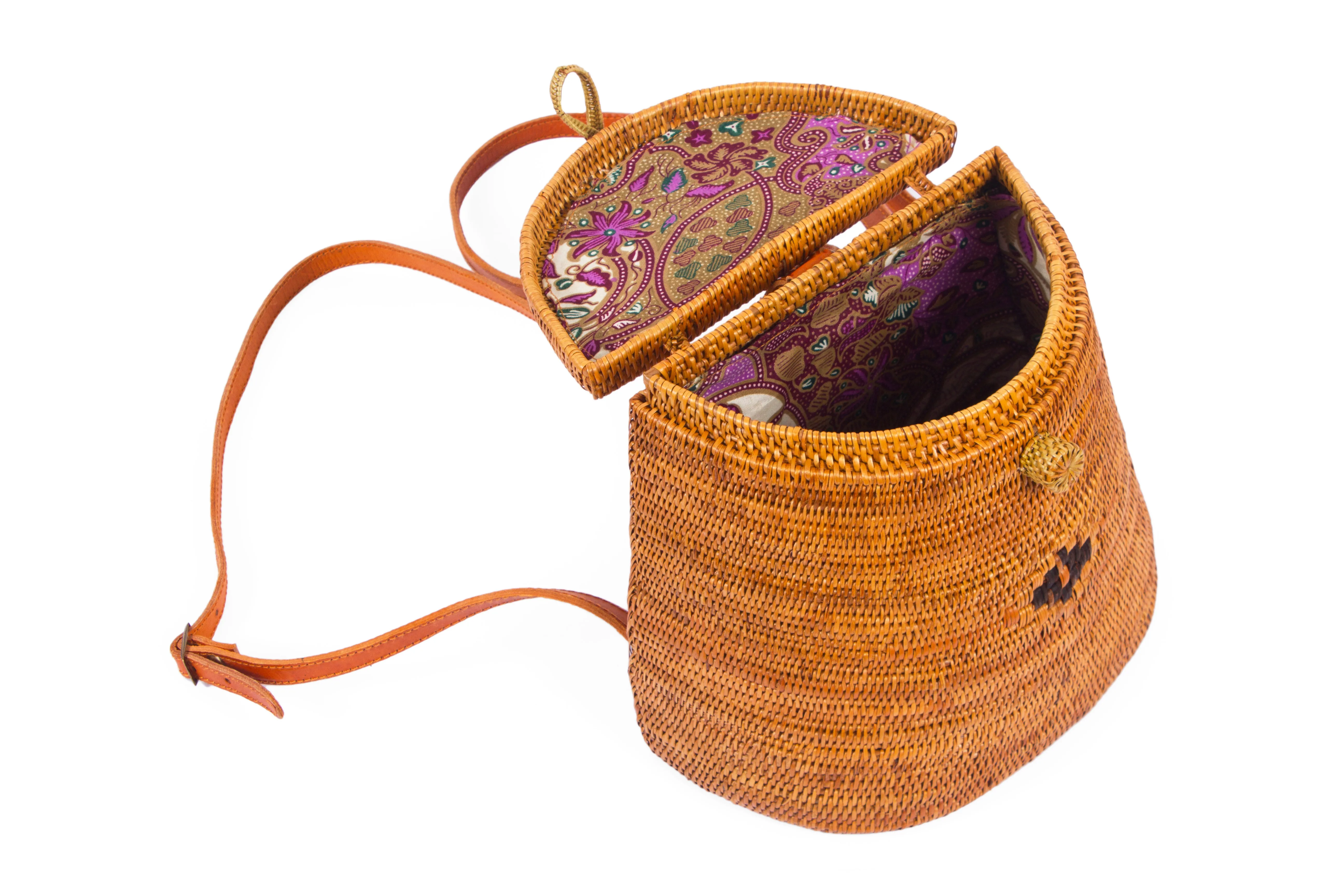 Rattan Bali Backpack