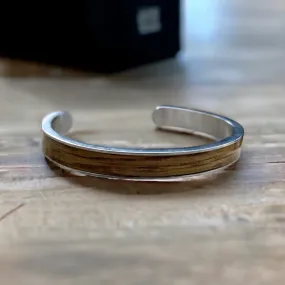 Reclaimed Bourbon Whiskey Barrel Cuff Bracelet