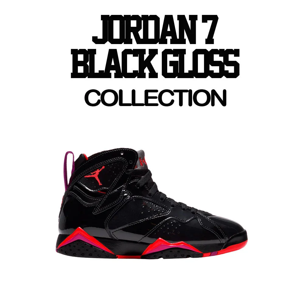 Retro 7 Black Gloss Repeat Shirt