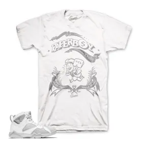 Retro 7 Pure Money Shirt - Paperboy - White