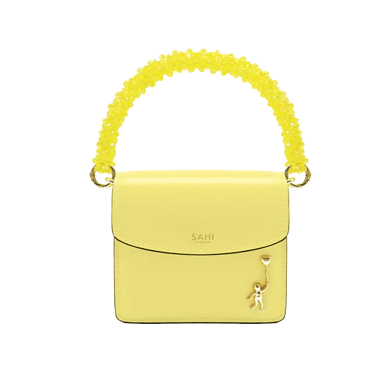 Sahi Age of Innocence Crystal Leather Mini Bag