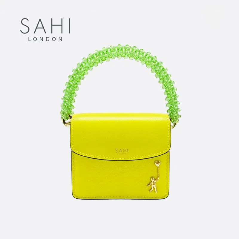 Sahi Age of Innocence Crystal Leather Mini Bag