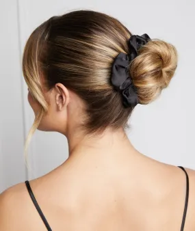 Satin Scrunchie - Black