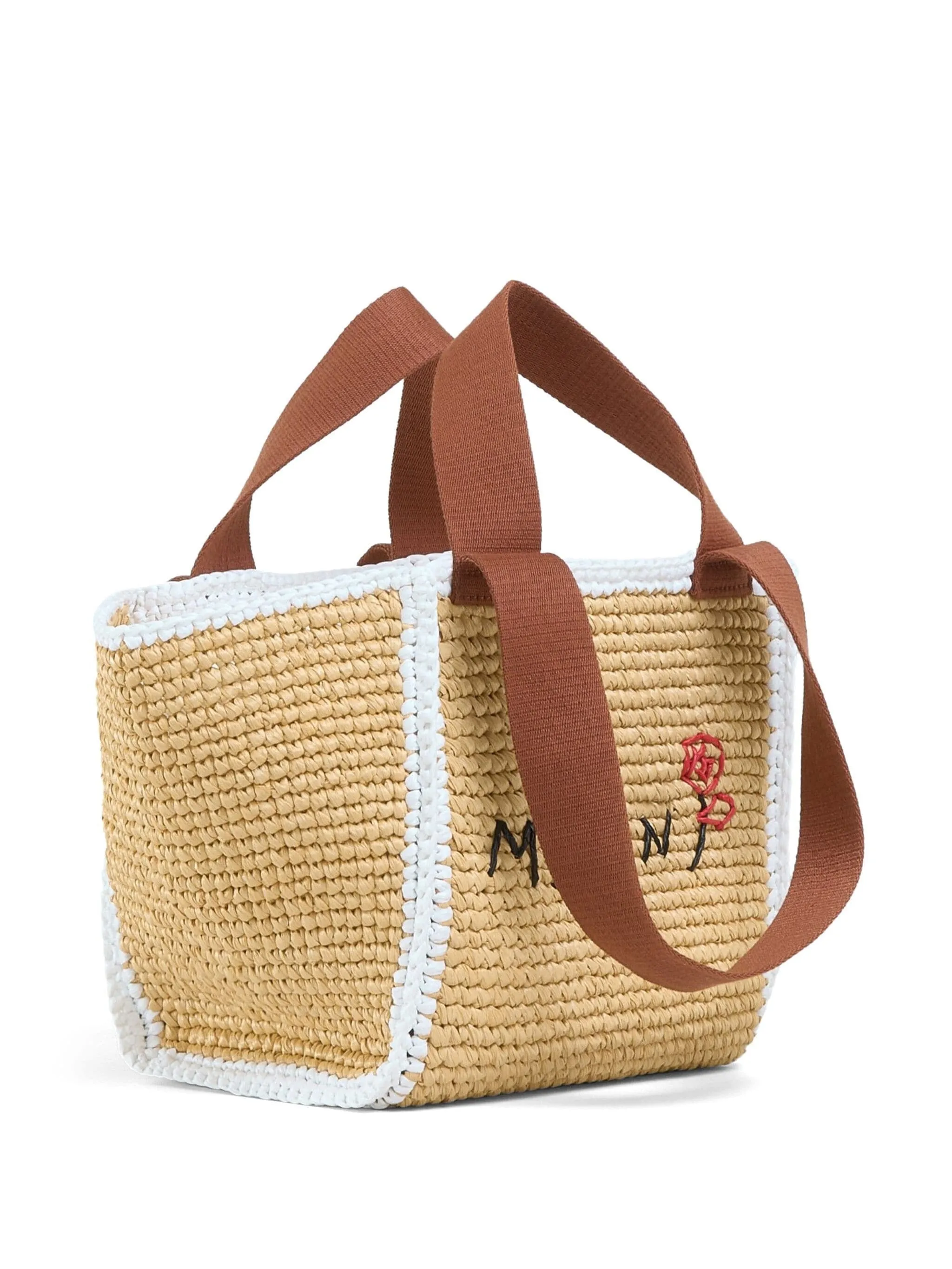 SILLO INTERWOVEN-DESIGN WOVEN TOTE BAG