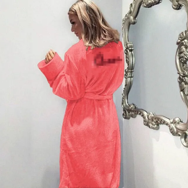 Soft Thick Cute Pink  Robes