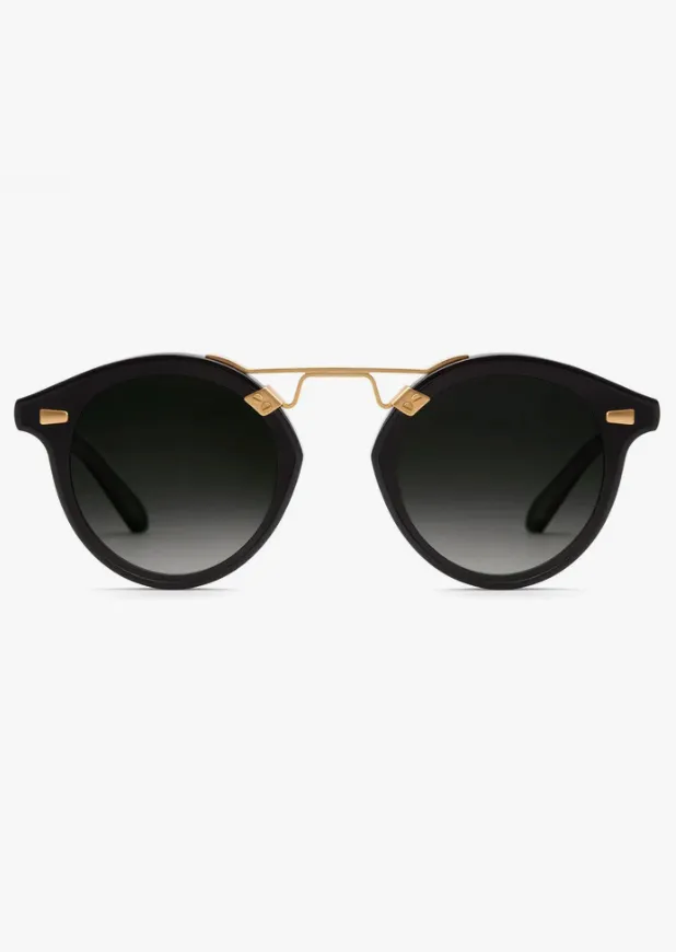 STL Nylon Sunglasses - Black   Shadow 24K Polarized