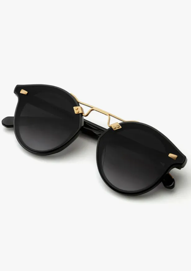 STL Nylon Sunglasses - Black   Shadow 24K Polarized