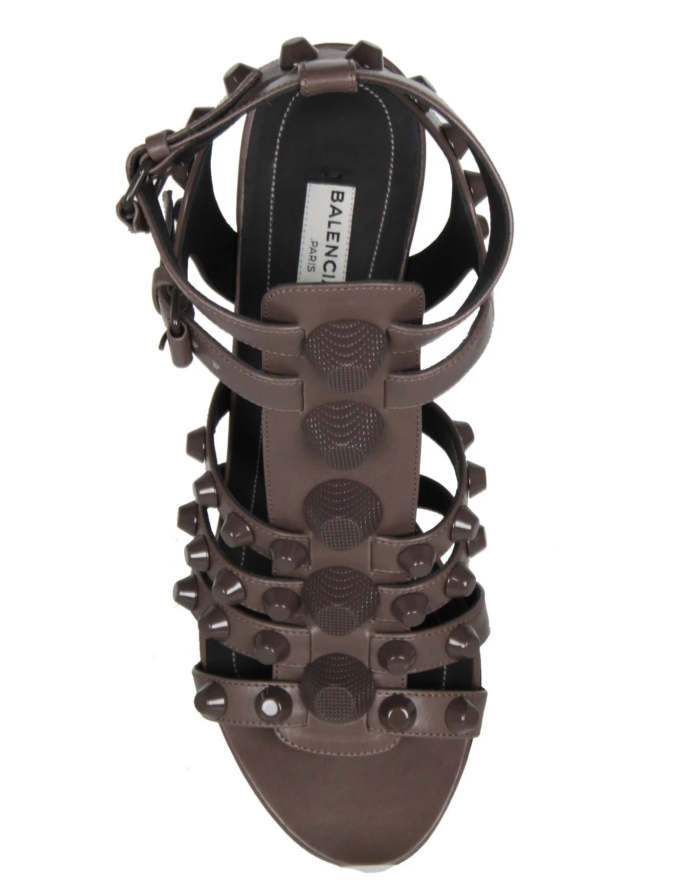 Studded Gladiator Wedge 80 G12, Asphalte