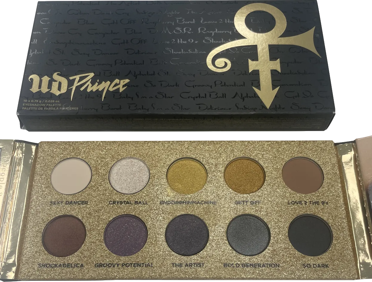 Urban Decay X Prince U Got The Look Eyeshadow Palette BNIB 10 x 0.75g