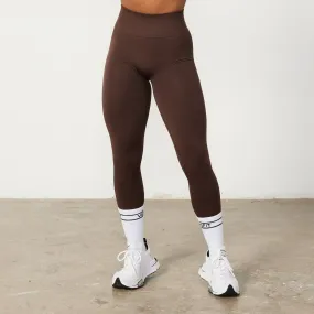 Vanquish Elevate Seamless Coffee Brown Leggings