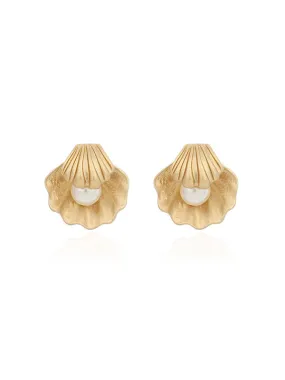 WealFeel Vintage Pearl Shell Earrings